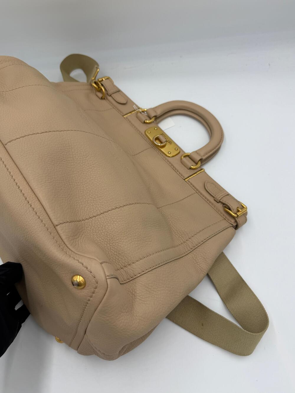 Prada Cervo Frame Satchel - Picture 8 of 14